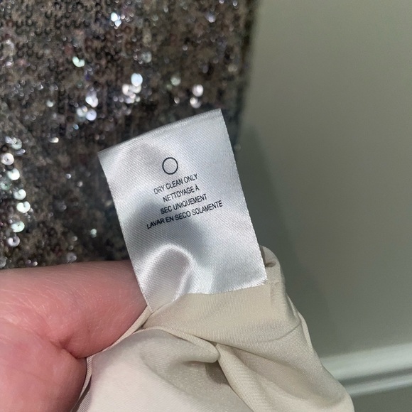 Sachin & Babi x Anthropologie Colorblocked Sequined Midi Dress 8 Petite - Picture 14 of 14